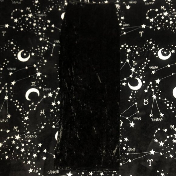 Dolls Kill Black Velvet Maxi Skirt - Picture 5 of 5